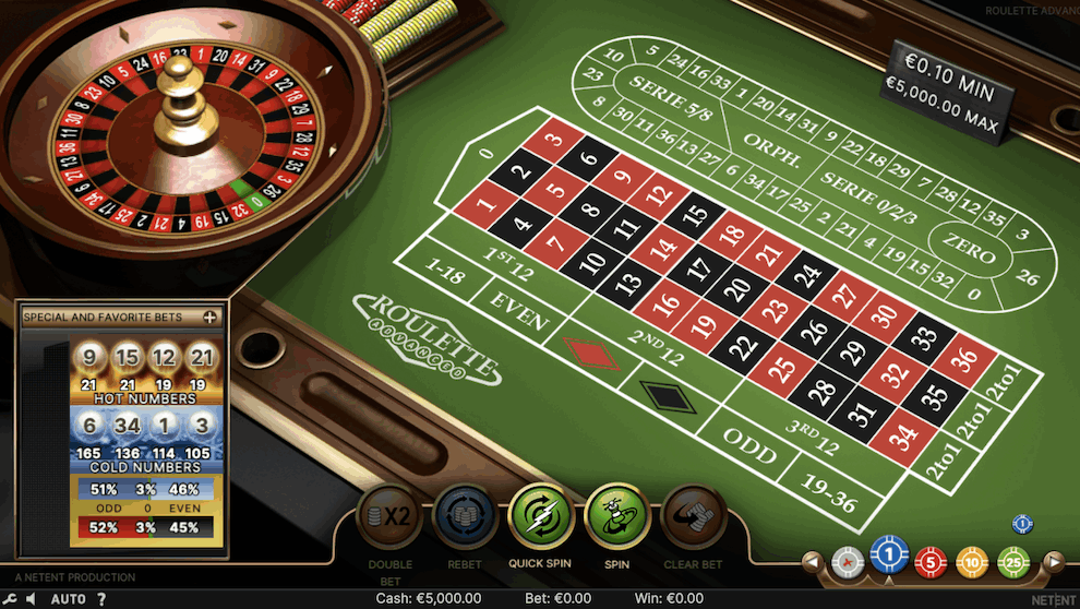 Roulette Advanced by NetEnt - 1